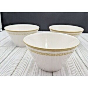 Vintage Syracuse China Syralite Honeycomb 3  Small 4 Inch Bowls or Cups